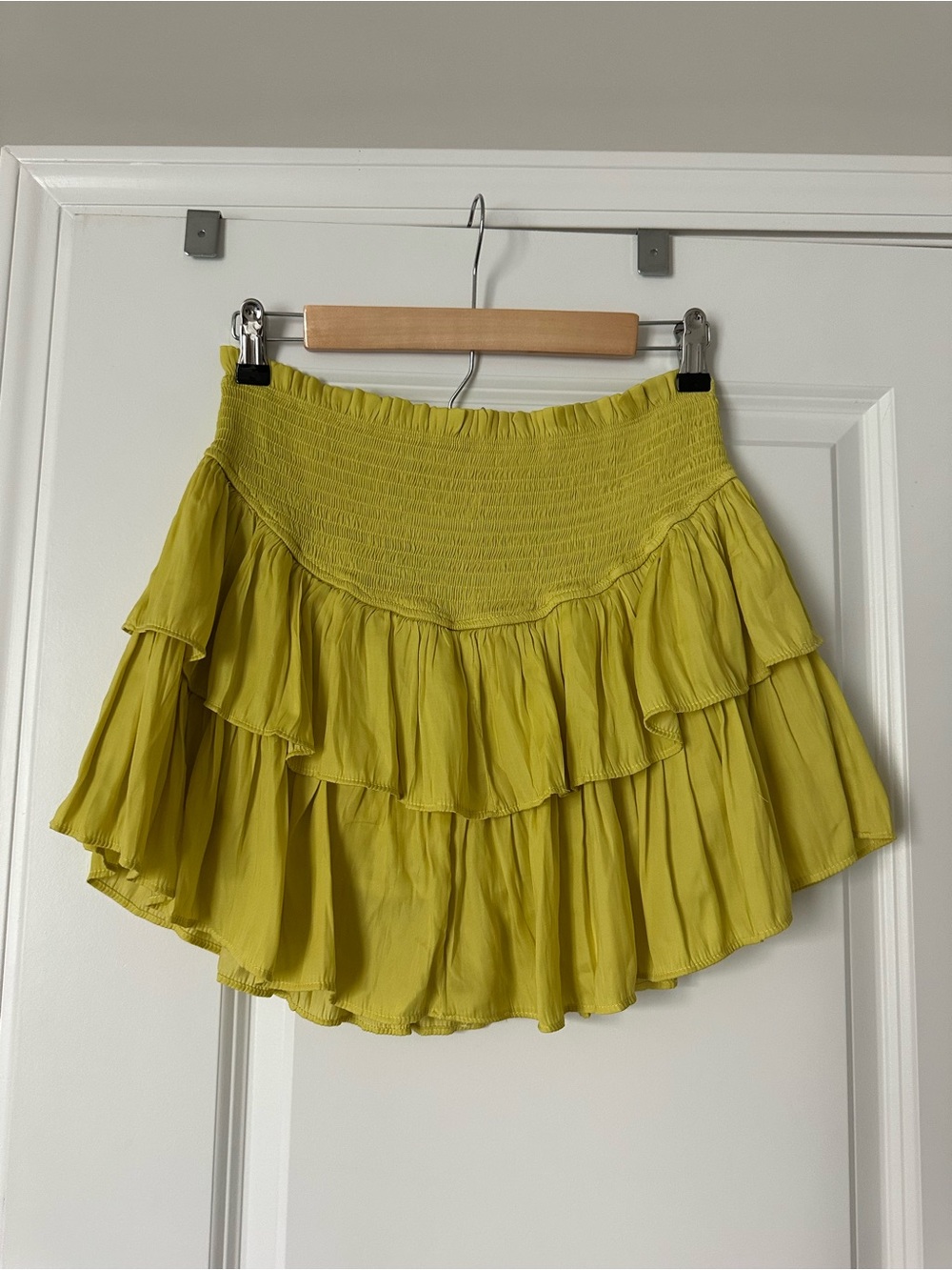 Mustard seed mini tiered skort size medium